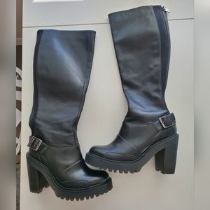 Dr. Marten Lyanna Knee High Leather Boots
